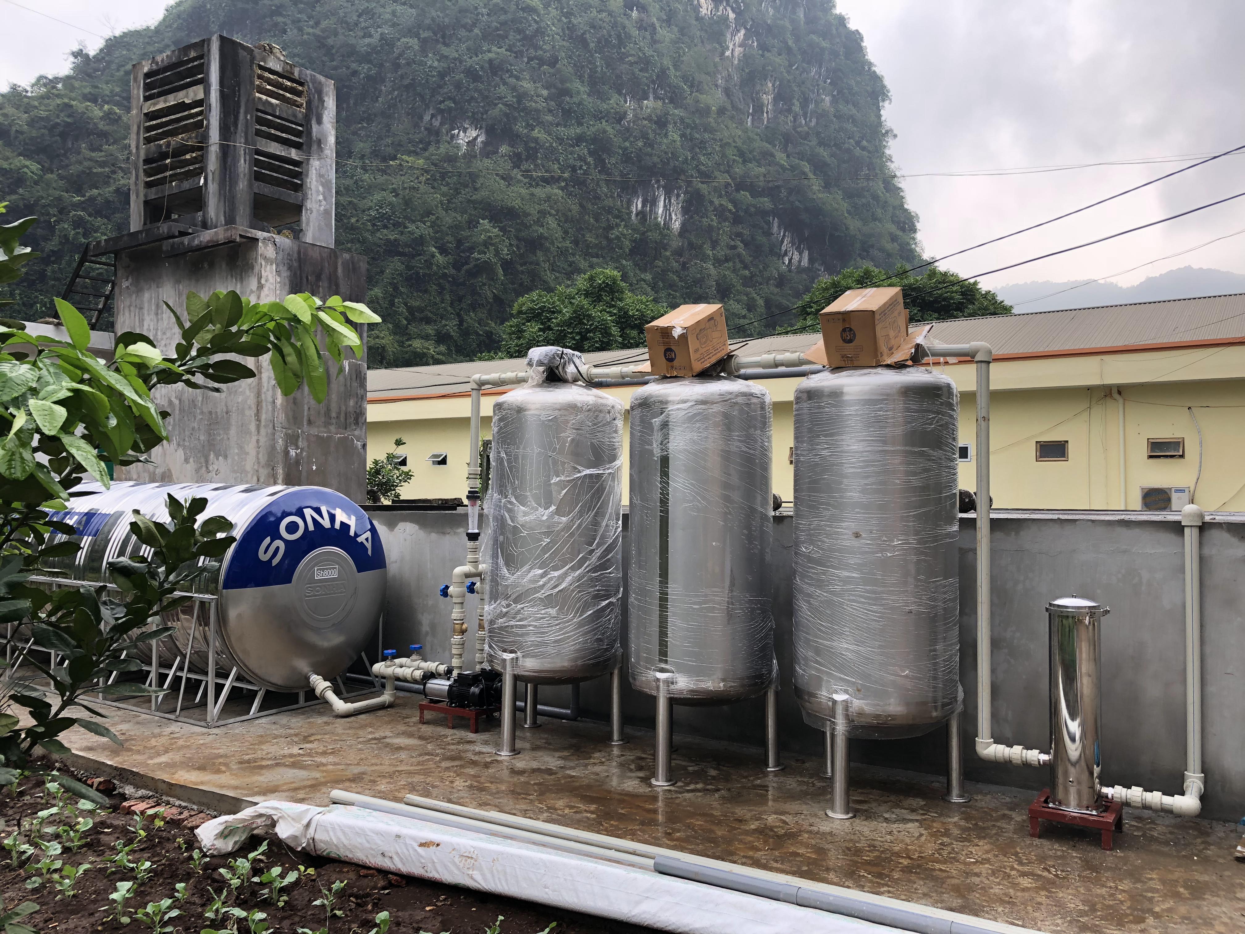 Hệ thống nước cấp cho sinh hoạt 