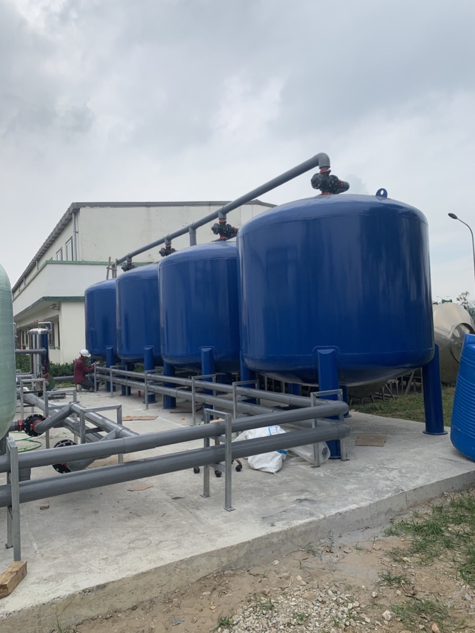 Hệ thống nước cấp cho nhà máy sản xuất link kiện điện tử 