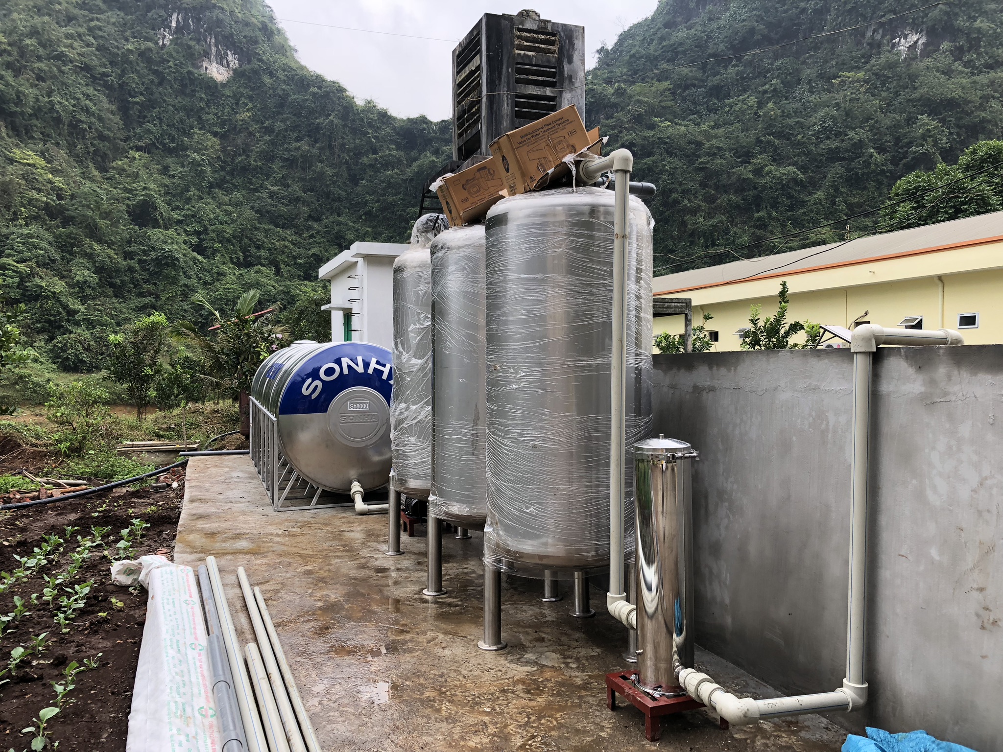 Hệ thống lọc nước RO cho quân đội